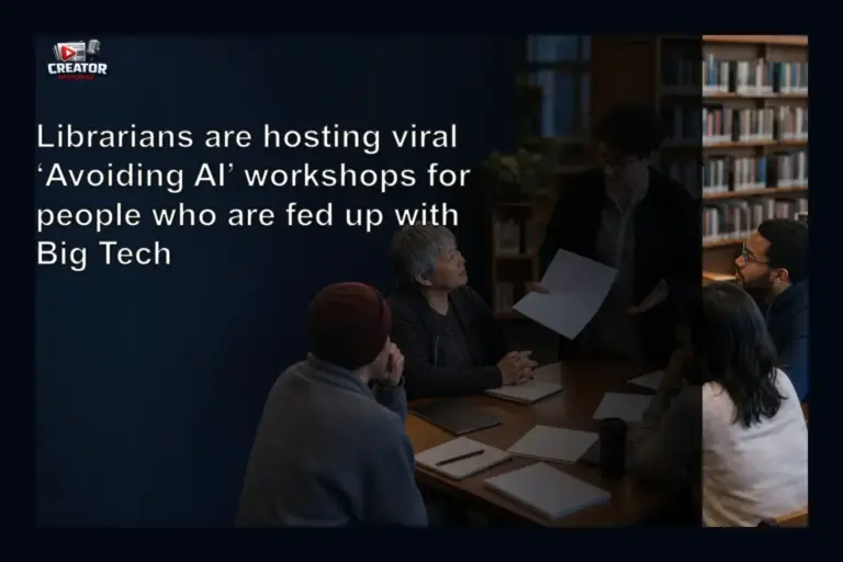 Librarians are hosting viral ‘Avoiding AI’ workshops for people who are fed up with Big Tech