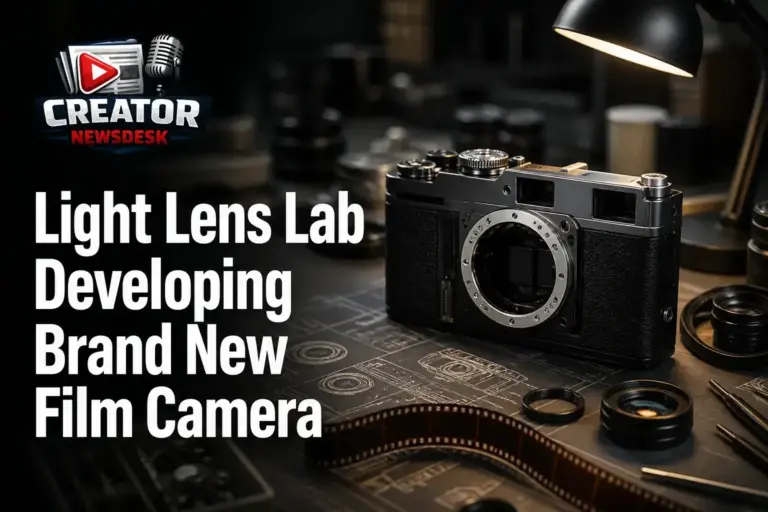 Light Lens Lab Developing Brand New Film Camera