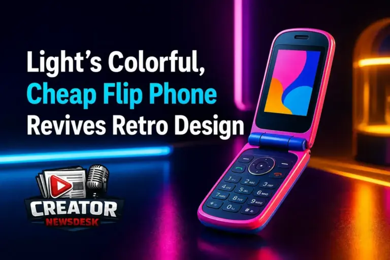 Light’s Colorful, Cheap Flip Phone Revives Retro Design