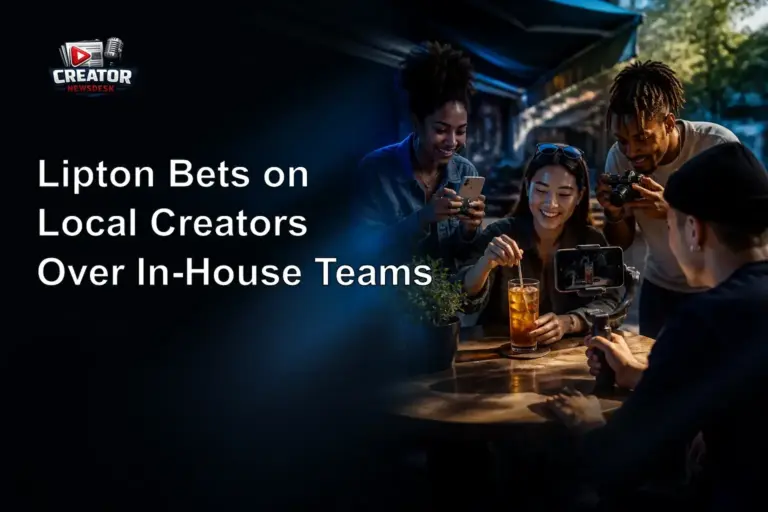 Lipton Bets on Local Creators Over In-House Teams