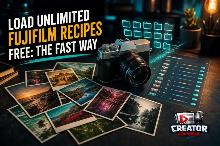 Load Unlimited Fujifilm Recipes Free: The Fast Way