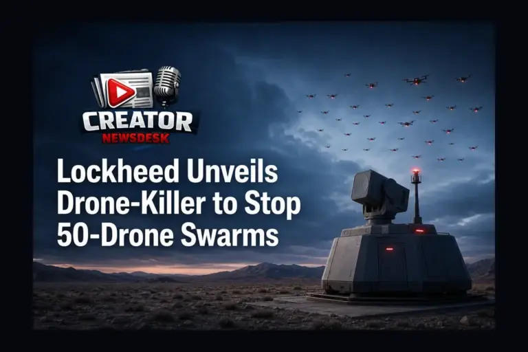 Lockheed Unveils Drone-Killer to Stop 50-Drone Swarms