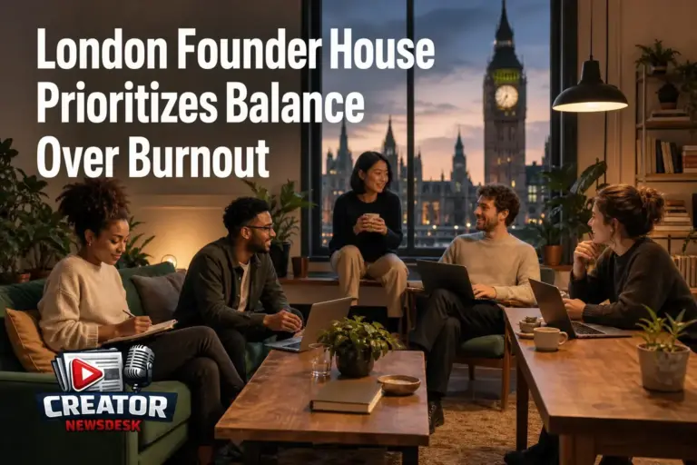 London Founder House Prioritizes Balance Over Burnout