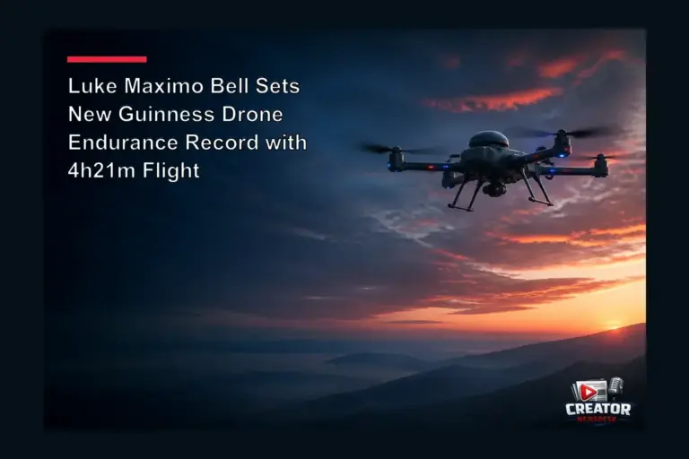 Luke Maximo Bell Sets New Guinness Drone Endurance Record with 4h21m Flight