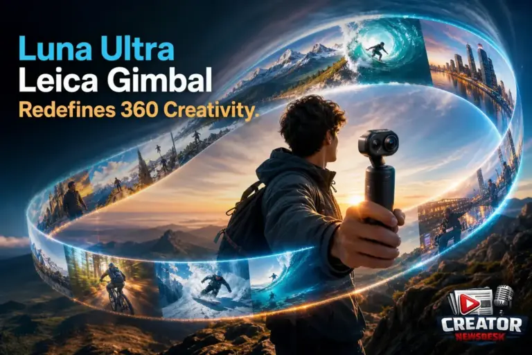 Luna Ultra Leica Gimbal Redefines 360 Creativity
