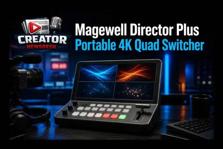 Magewell Director Plus Portable 4K Quad Switcher