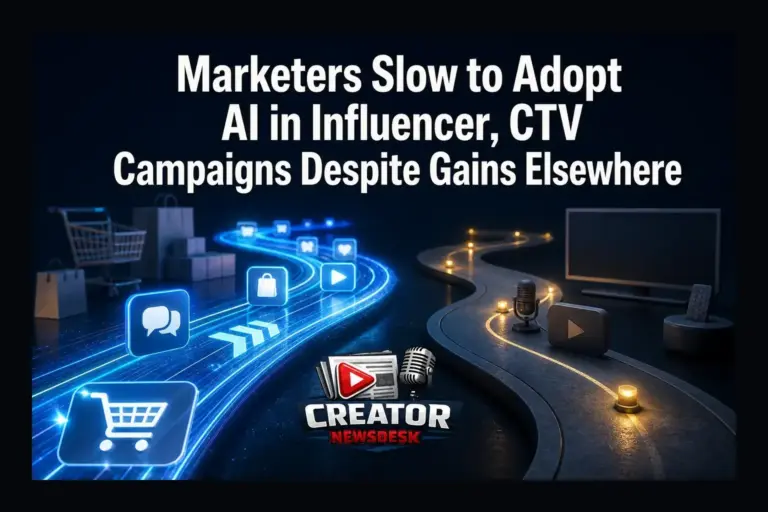 Marketers Slow to Adopt AI in Influencer, CTV Campaigns Despite Gains Elsewhere