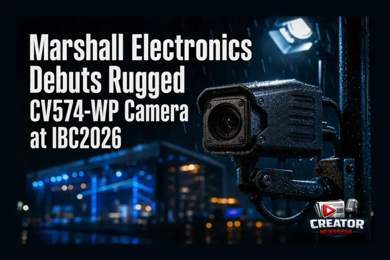 Marshall Electronics Debuts Rugged CV574-WP Camera at IBC2026