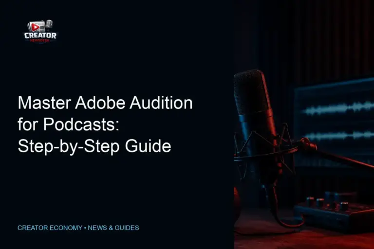 Master Adobe Audition for Podcasts: Step-by-Step Guide