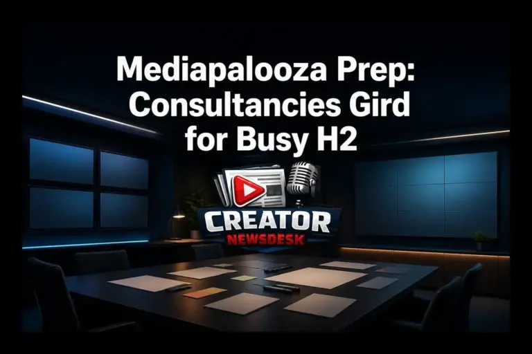 Mediapalooza Prep: Consultancies Gird for Busy H2