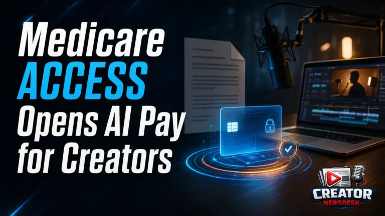 Medicare ACCESS Opens AI Pay for Creators