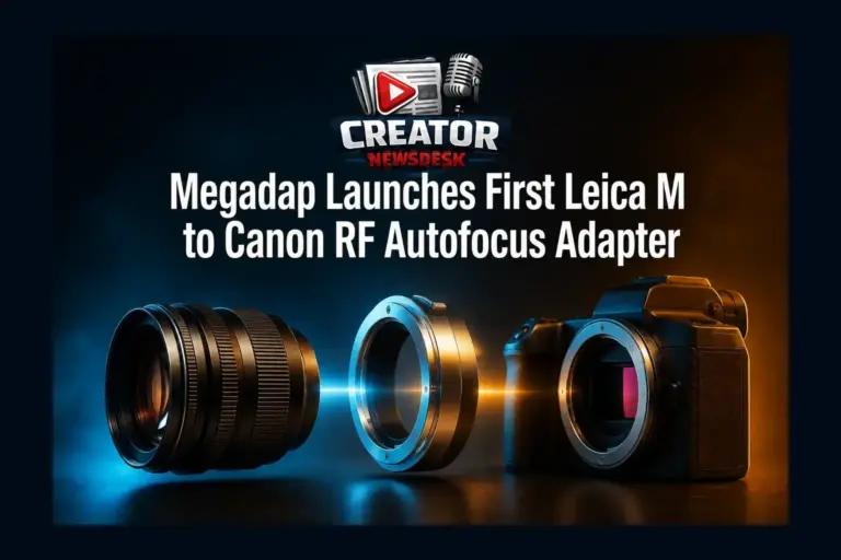 Megadap Launches First Leica M to Canon RF Autofocus Adapter