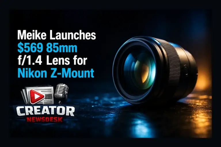 Meike Launches $569 85mm f/1.4 Lens for Nikon Z-Mount