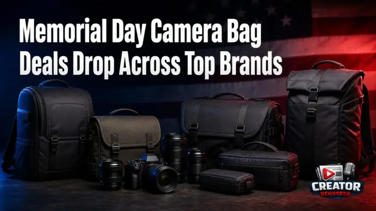Memorial Day Camera Bag Deals Drop Across Top Brands