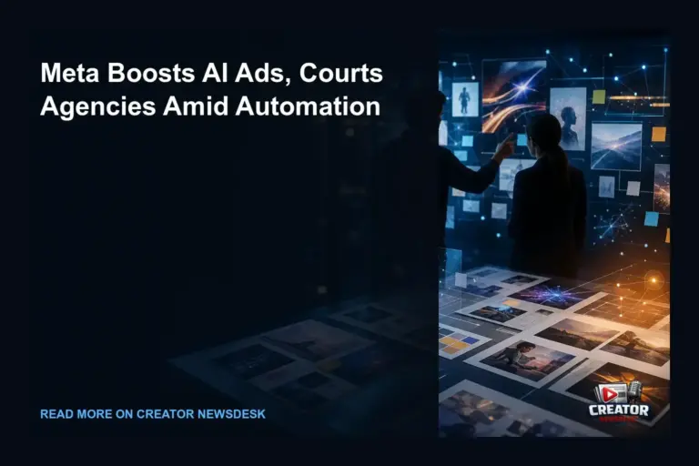 Meta Boosts AI Ads, Courts Agencies Amid Automation