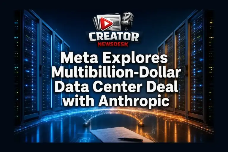 Meta Explores Multibillion-Dollar Data Center Deal with Anthropic