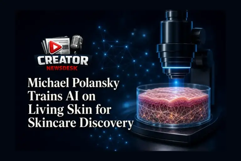 Michael Polansky Trains AI on Living Skin for Skincare Discovery