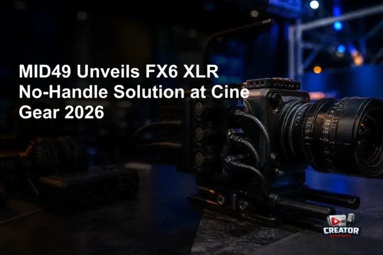MID49 Unveils FX6 XLR No‑Handle Solution at Cine Gear 2026