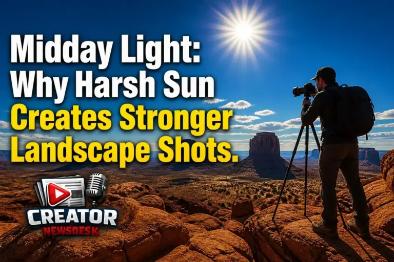 Midday Light: Why Harsh Sun Creates Stronger Landscape Shots