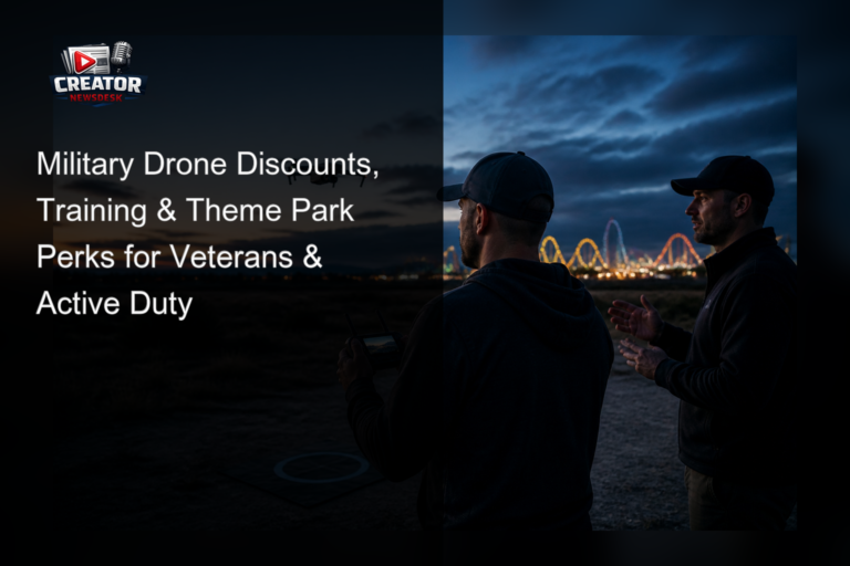 Military Drone Discounts, Training & Theme Park Perks for Veterans & Active Duty