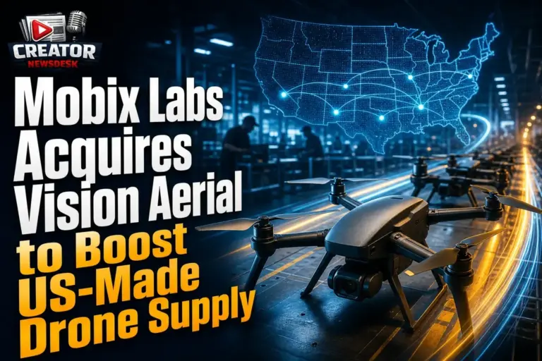 Mobix Labs Acquires Vision Aerial to Boost US-Made Drone Supply