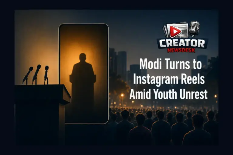 Modi Turns to Instagram Reels Amid Youth Unrest