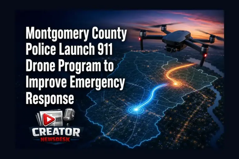 Montgomery County Police Launch 911 Drone Program to Improve Emergency Response