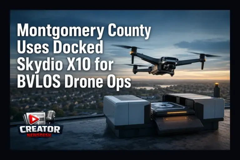 Montgomery County Uses Docked Skydio X10 for BVLOS Drone Ops