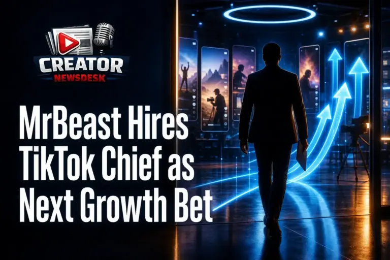 MrBeast Hires TikTok Chief as Next Growth Bet