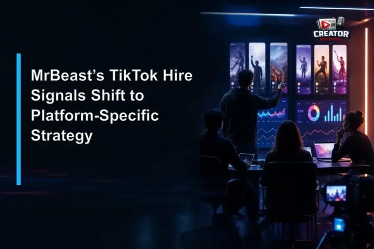 MrBeast’s TikTok Hire Signals Shift to Platform-Specific Strategy