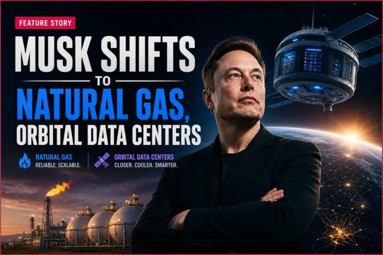 Musk Shifts to Natural Gas, Orbital Data Centers