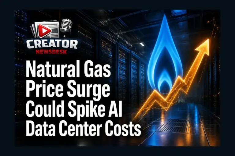 Natural Gas Price Surge Could Spike AI Data Center Costs
