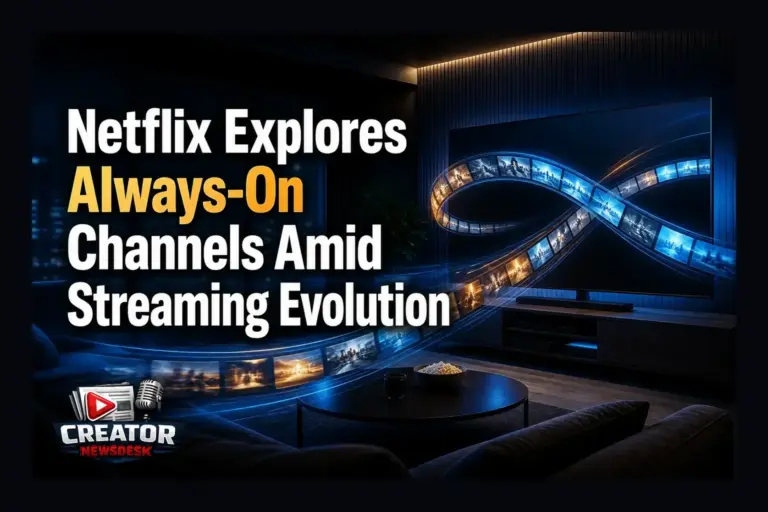 Netflix Explores Always-On Channels Amid Streaming Evolution