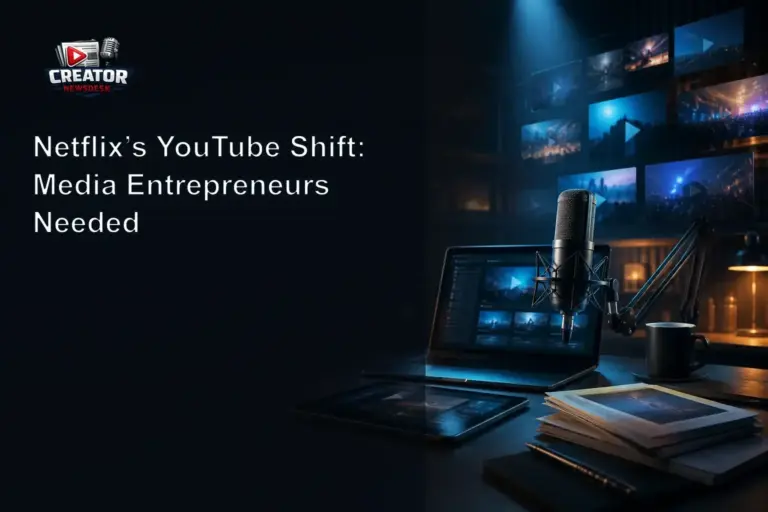 Netflix’s YouTube Shift: Media Entrepreneurs Needed