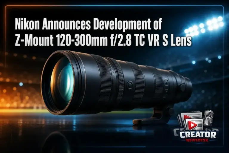 Nikon Announces Development of Z-Mount 120-300mm f/2.8 TC VR S Lens