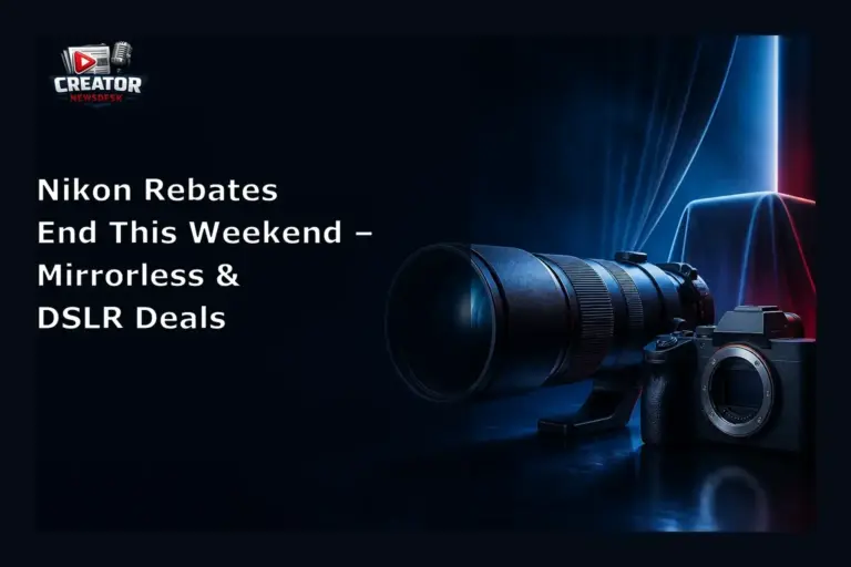 Nikon Rebates End This Weekend – Mirrorless & DSLR Deals