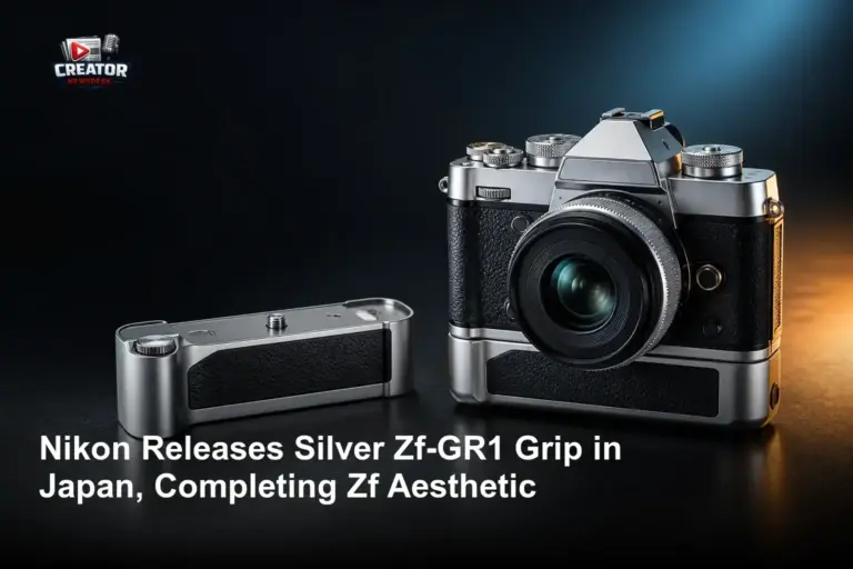 Nikon Releases Silver Zf-GR1 Grip in Japan, Completing Zf Aesthetic