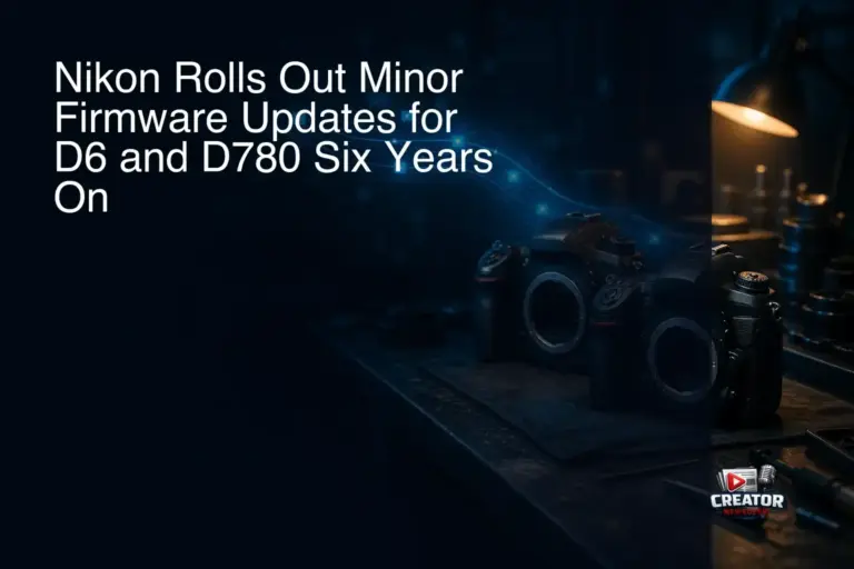 Nikon Rolls Out Minor Firmware Updates for D6 and D780 Six Years On