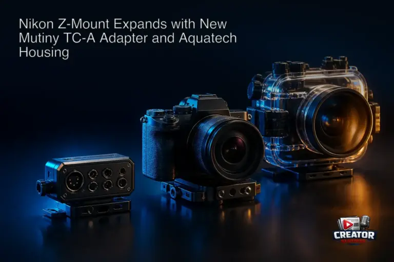 Nikon Z-Mount Expands with New Mutiny TC-A Adapter and Aquatech Housing