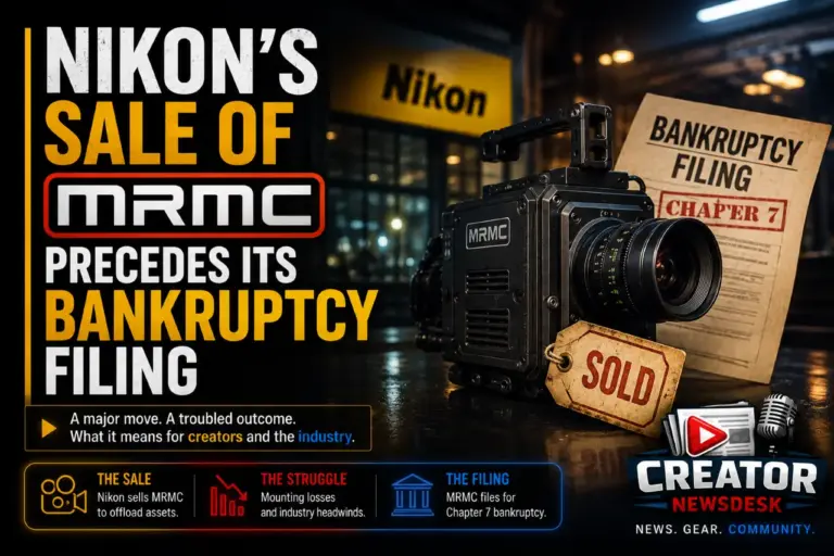 Nikon’s Sale of MRMC Precedes Its Bankruptcy Filing