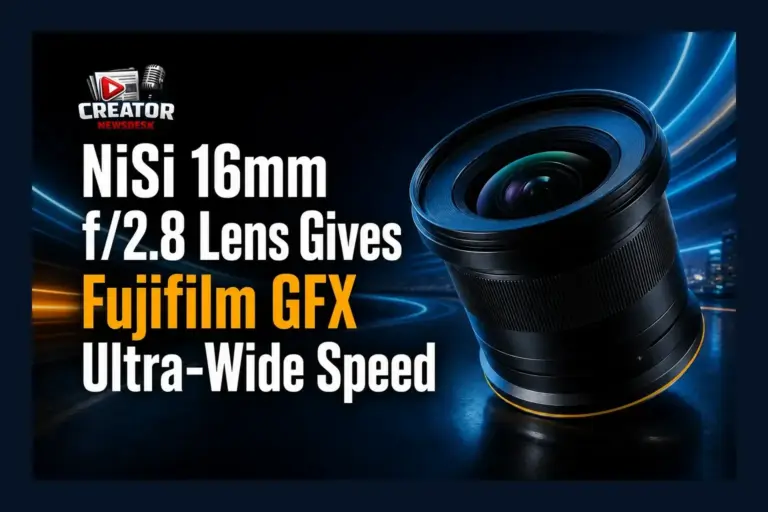 NiSi 16mm f/2.8 Lens Gives Fujifilm GFX Ultra‑Wide Speed
