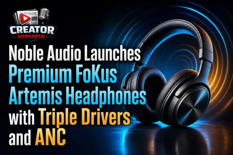 Noble Audio Launches Premium FoKus Artemis Headphones with Triple Drivers and ANC