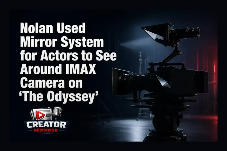 Nolan Used Mirror System for Actors to See Around IMAX Camera on ‘The Odyssey’