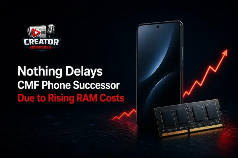 Nothing Delays CMF Phone Successor Due to Rising RAM Costs