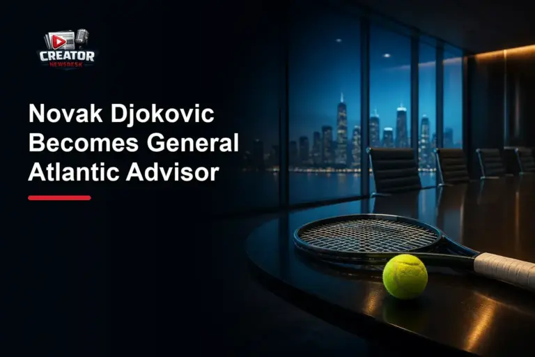 Novak Djokovic Becomes General Atlantic Advisor