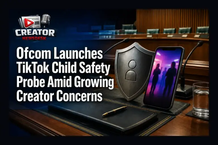 Ofcom Launches TikTok Child Safety Probe Amid Growing Creator Concerns