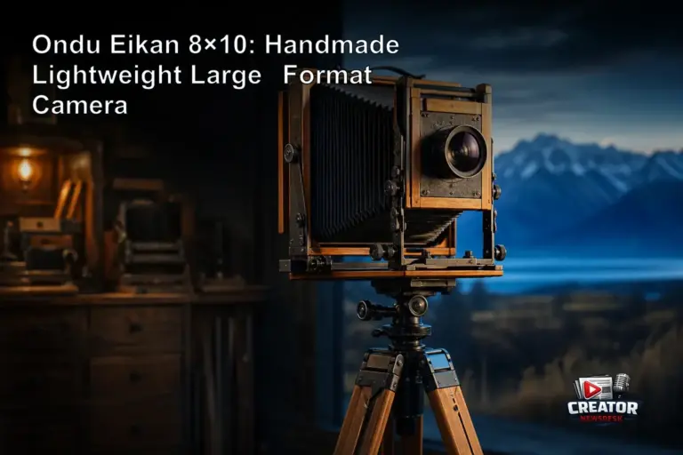 Ondu Eikan 8×10: Handmade Lightweight Large‑Format Camera