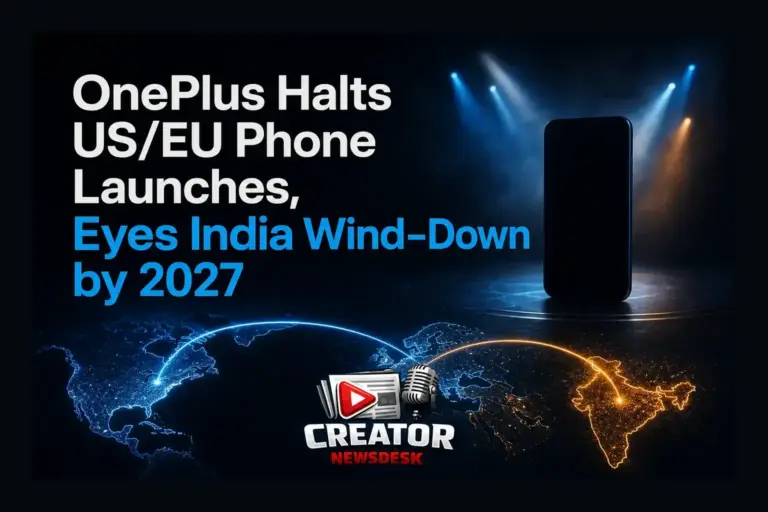 OnePlus Halts US/EU Phone Launches, Eyes India Wind‑Down by 2027
