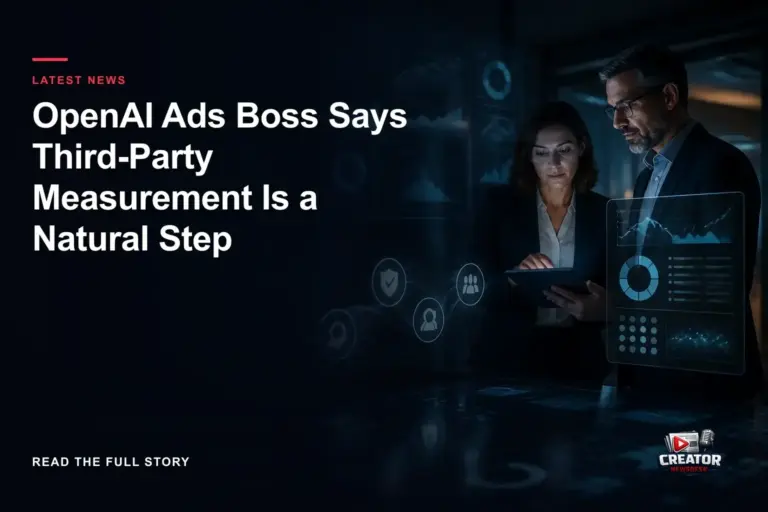 OpenAI Ads Boss Says Third‑Party Measurement Is a Natural Step