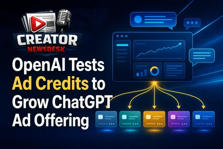 OpenAI Tests Ad Credits to Grow ChatGPT Ad Offering